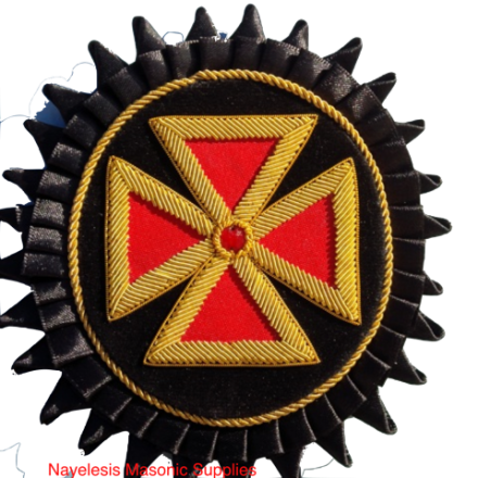 Grand Commandery Delux  Rosette Golden Bullion