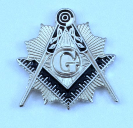 master-mason-sun-splendor-pin-silver-finish