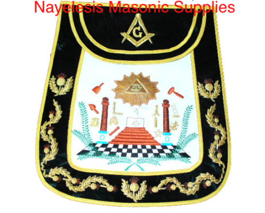 Grand Lodge Master Mason  emblems masonic apron