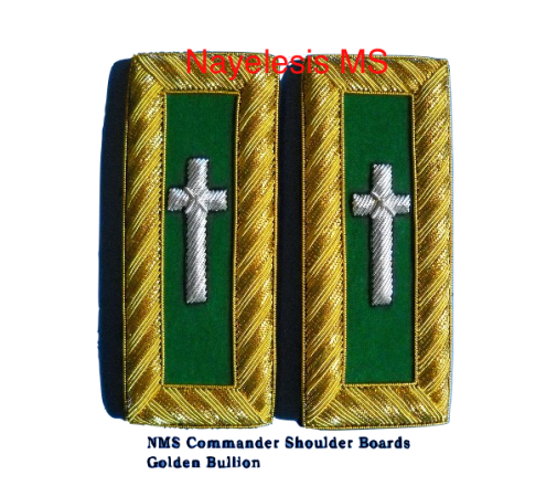 Commander Shoulder Golden Bullion  Boards