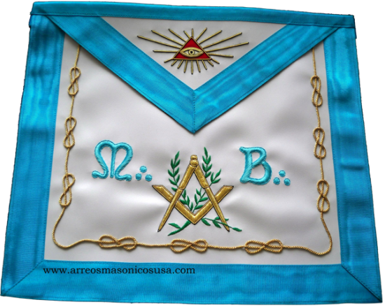 French Rite Masonry Regalia  Apron