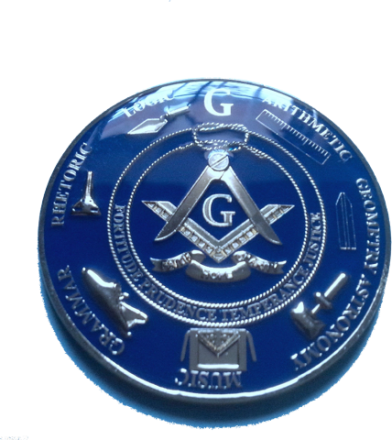 Master Mason Love For Arts Alloy Zinc Auto Emblem