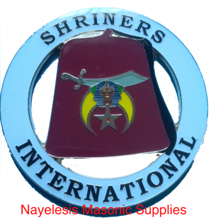 Shriners International Cut Out Car Emblem