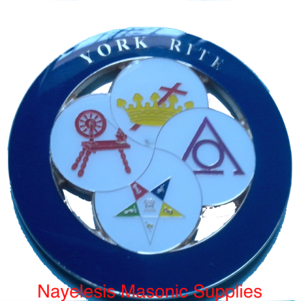 Ladies Of The York Rite Cut Out Car Emblem