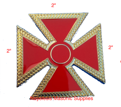 2-inches-red-enamel-uniform-maltese-uniform-cross-gold-plated