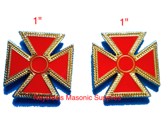 Red Enamel Uniform Maltese Uniform Delux  crosses