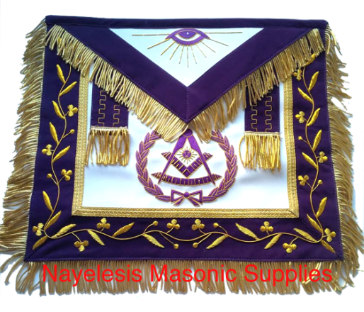 Masonic 0082 Past master apron