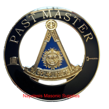 past-master-auto-emblem-black-golden-finish