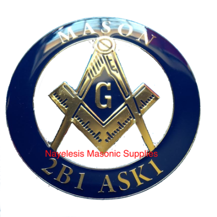 Master Mason Auto Car Emblem