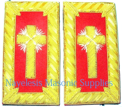 Past  Commander 02 Golden Bullion Shoulder Boards