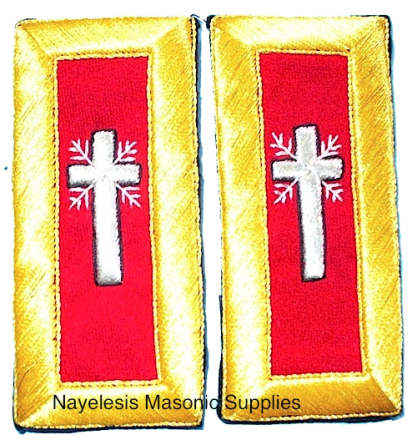Past Commander Mylar Shoulder Boards
