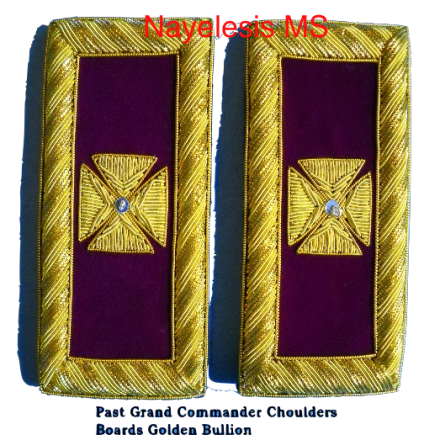 Past Grand Commander  Shoulder Boards