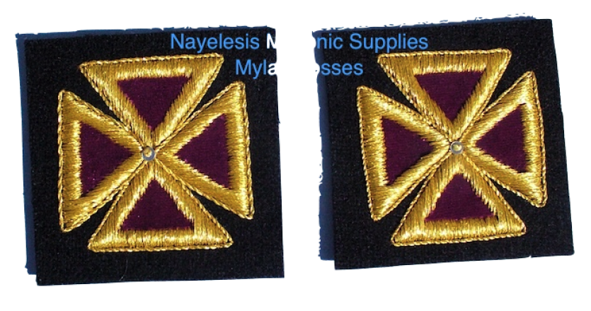 Past Grand Commander Mylar Crosses