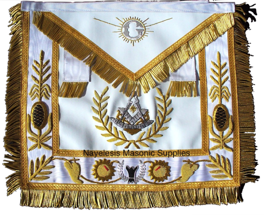 Past Master Golden Regalia Apron