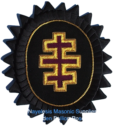 Past Most Eminent Grand Master Golden Bullion Rosette