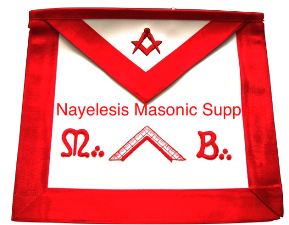 M B Worshipful Master 11 Aprons Set