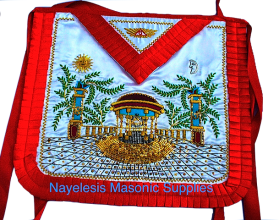 REAA/Masonic Master Mason Silk Apron