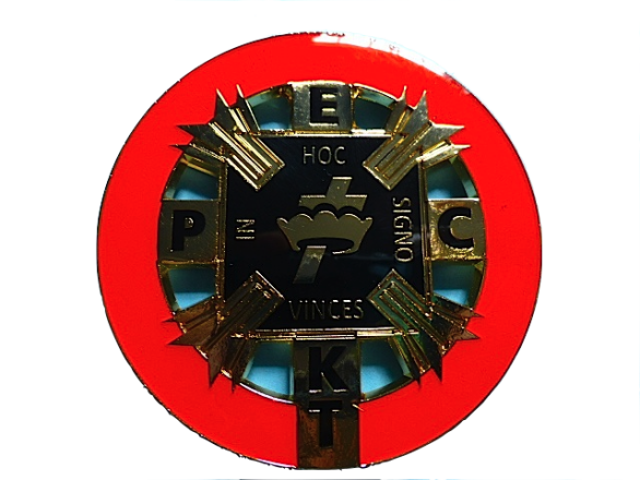Freemason Past Master Wisdom Leadership Cut-Out Car Emblem