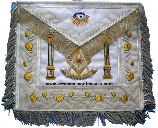SIlver Golden Past Master Apron