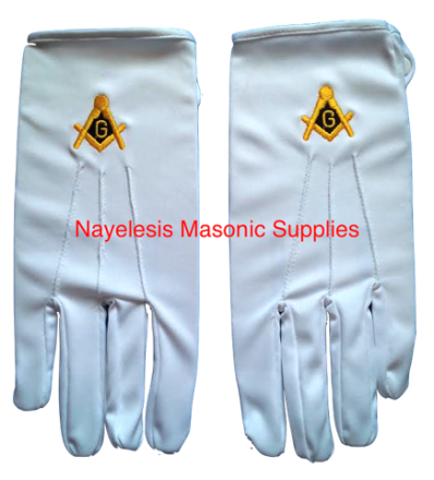 Master Mason Regalia  Gloves