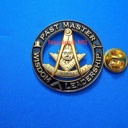 AF&AM Past Master Black and Golden 1