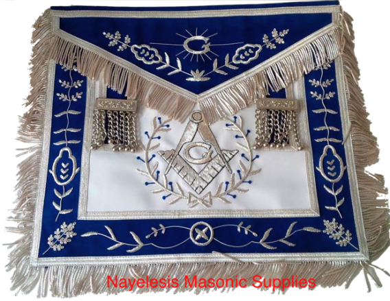 Master Mason Regalia Apron Silver Bullion