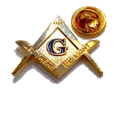 Let There Be Light Master Mason Pin