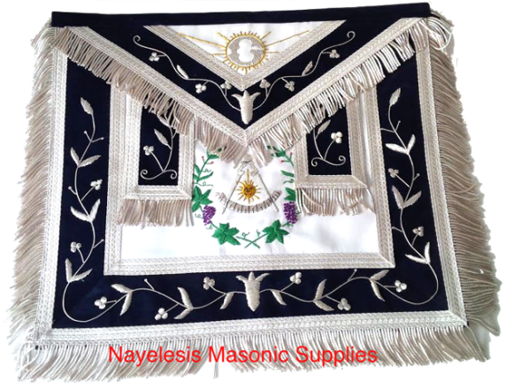 Past Master Apron Silver Regalia